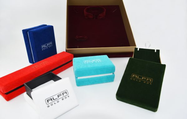 Suede Cloth Velvet Jewelry Boxes - MSCK