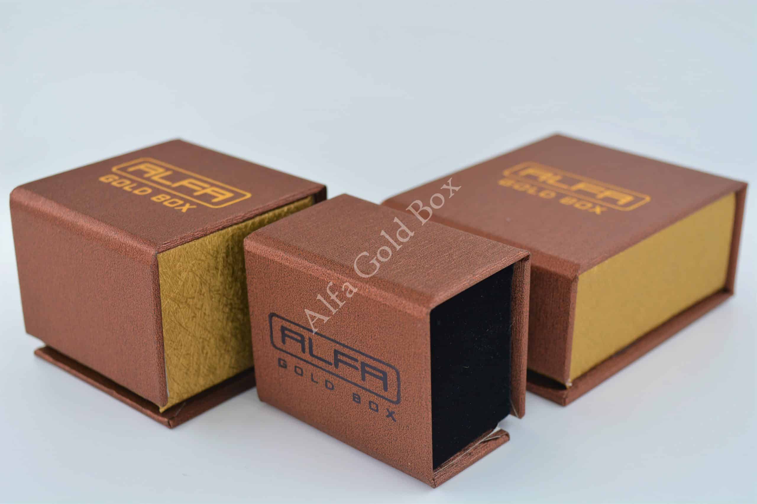 copper magnetic leatherette boxes