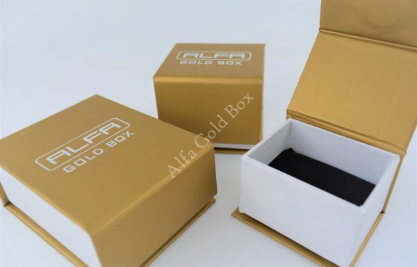 Gold Magnetic Paper Boxes For Jewellery