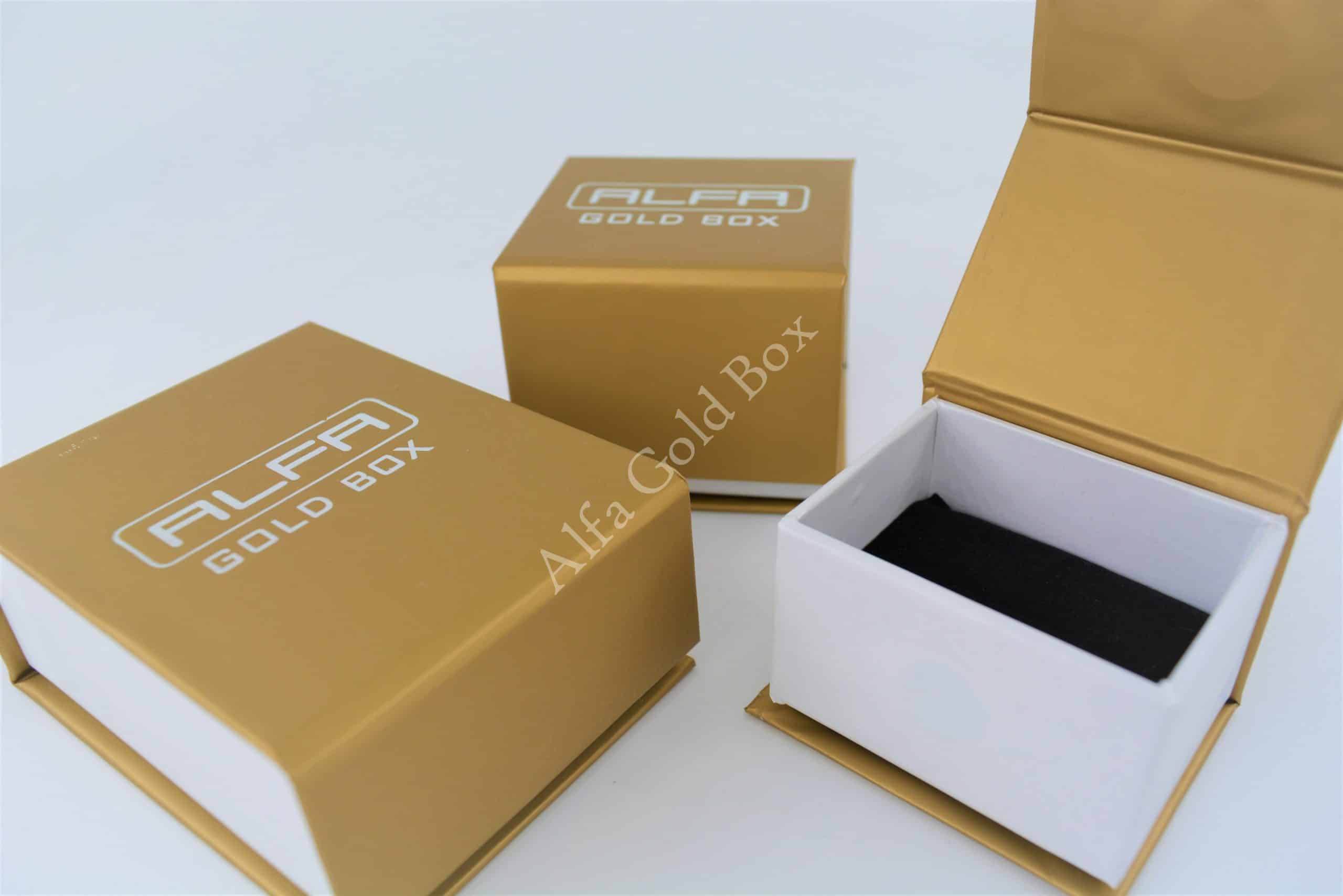 gold magnetic paper boxes