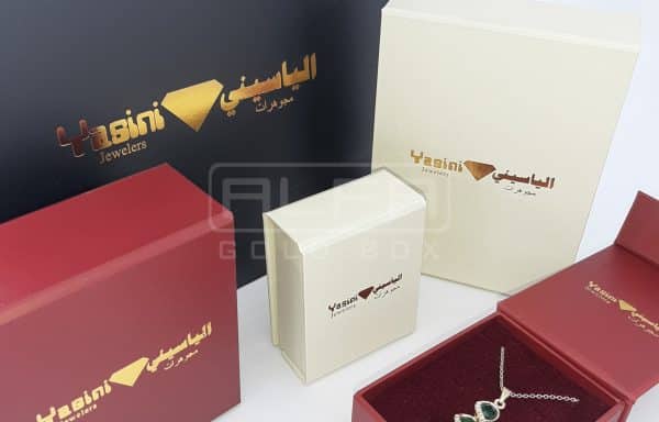 Dark Red Magnetic Jewelry Boxes