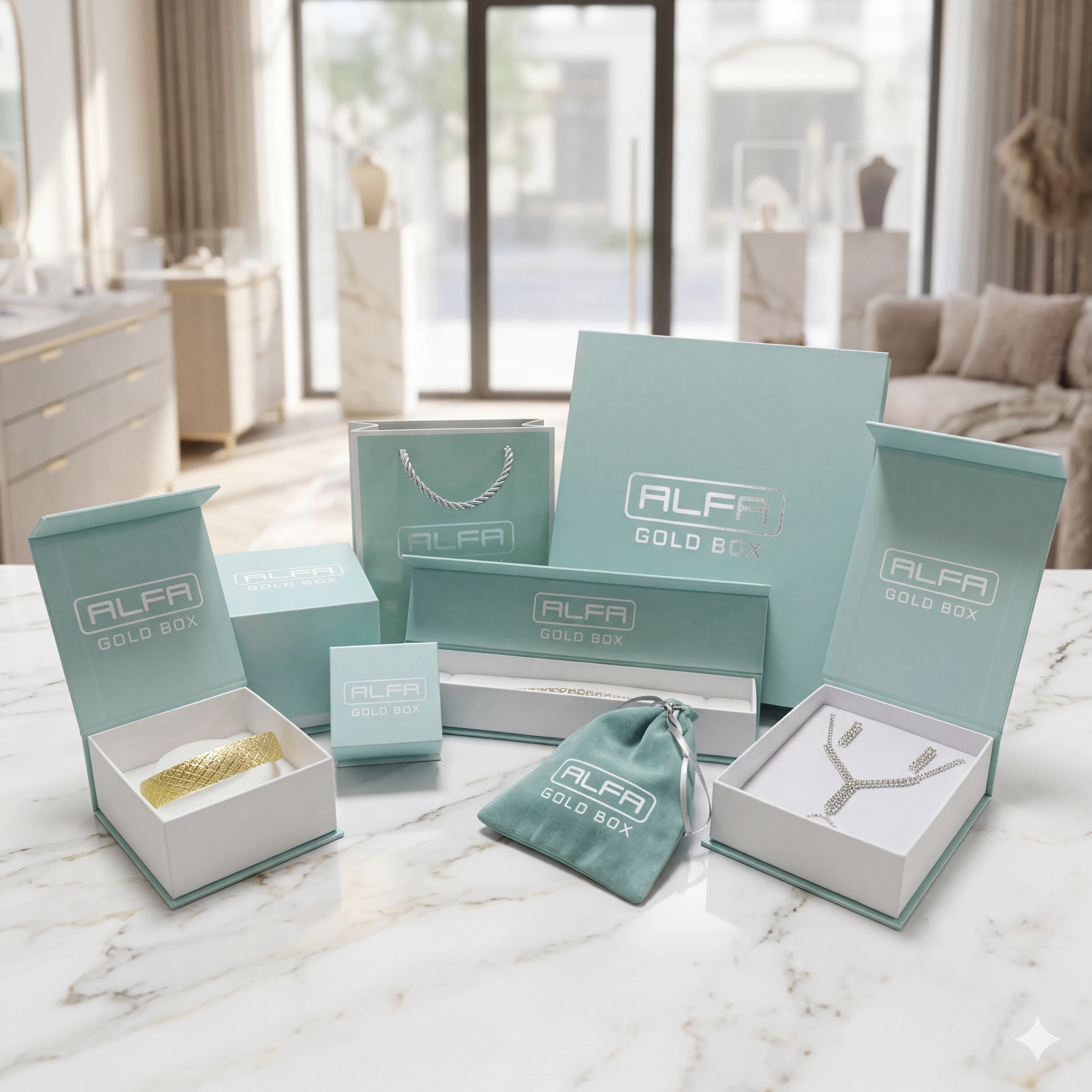 Fantazi Kağıt Mıknatıslı Kutular