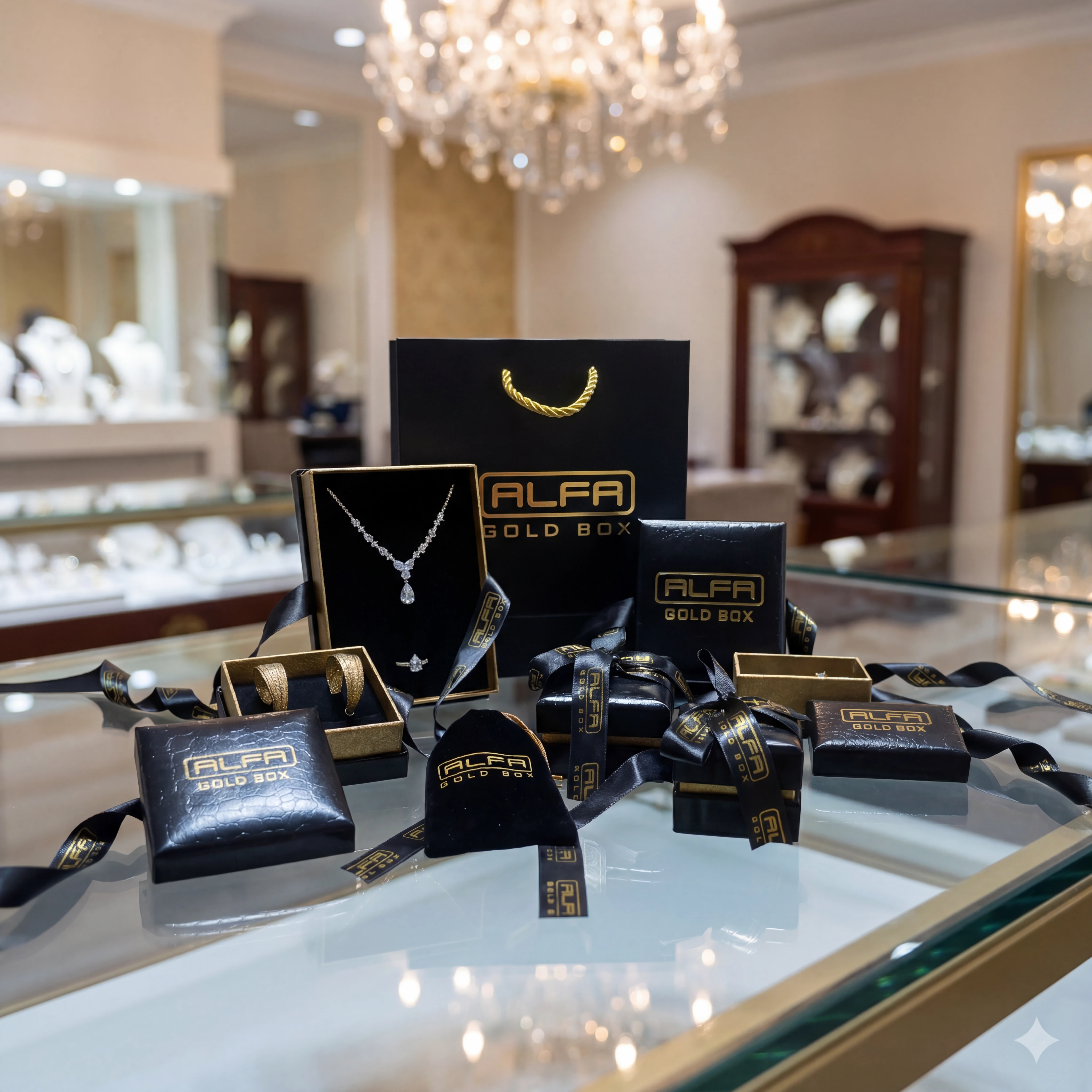 Krokodil Cilt Bezi Kurdeleli Çift Kapak Karton Kutular