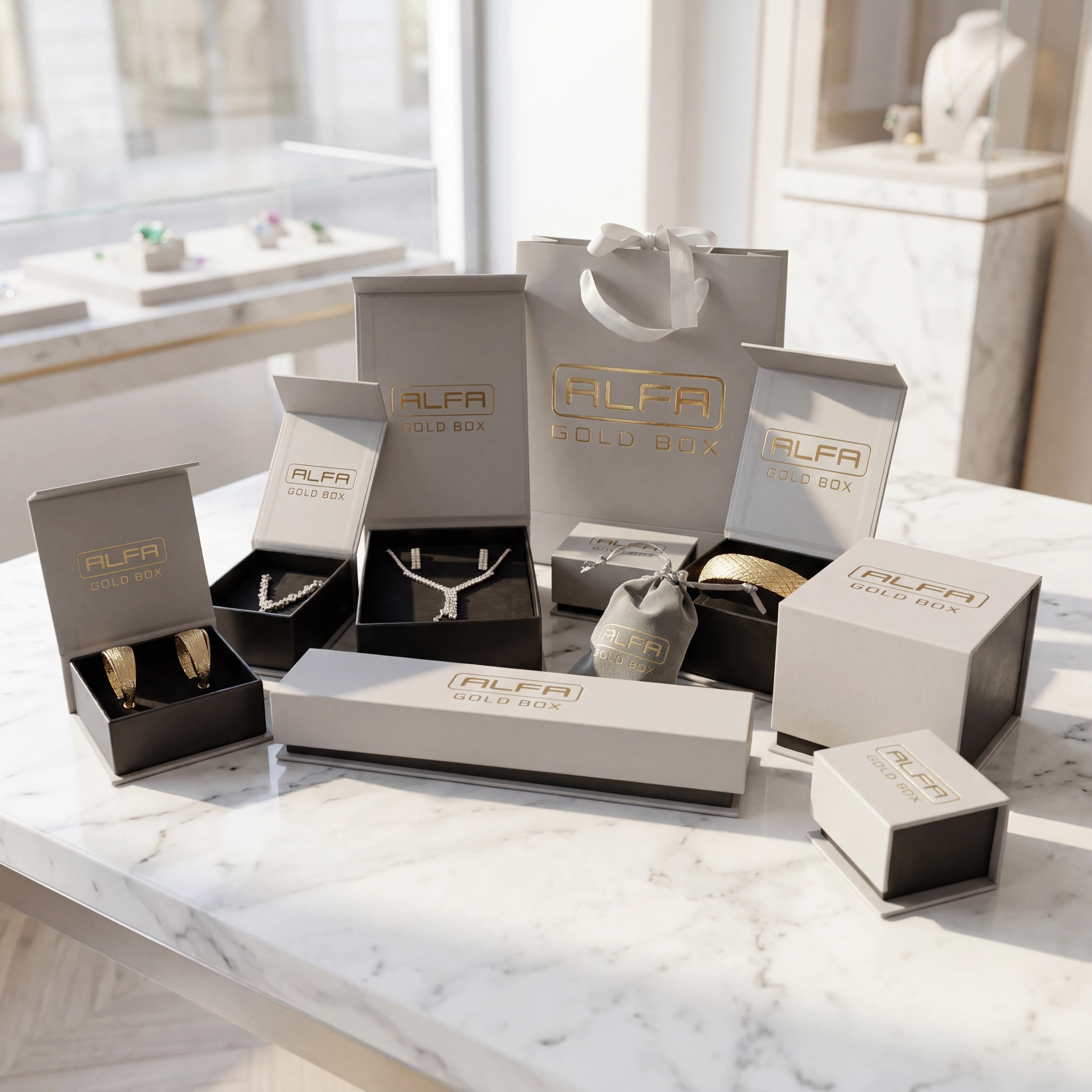 Paper Magnetic Boxes