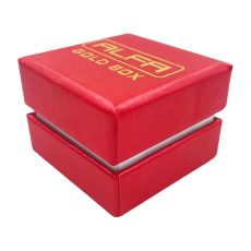 Metallic Paper Ring Box Box - Two Lid Rigid Box