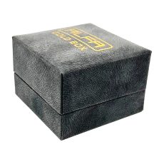 Flocked Plastic Ring Box - Hinged