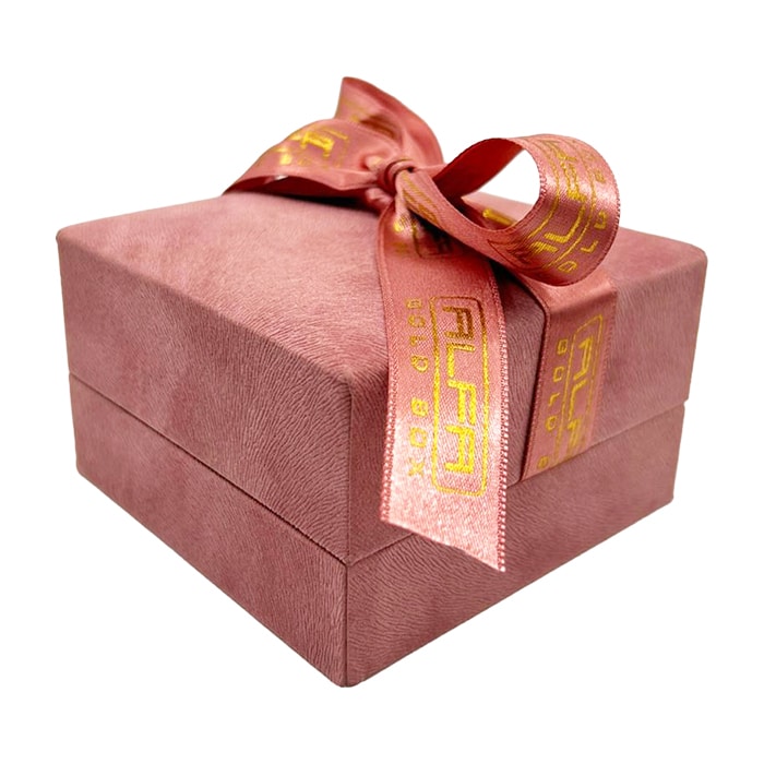 Flocked Plastic Bangle - Hinged With Ribbon