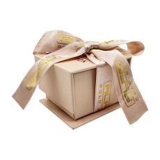 Metallic Paper Ring Box Box - Magnetic with Ribbon