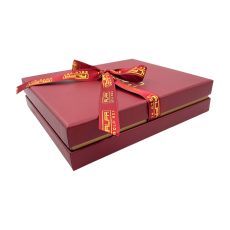 Kuşe Kağıt Set Kutusu (KKCK9) - Çift Kapak Kurdelalı