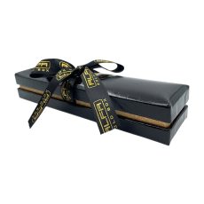 Krokodil Cilt Bezi Kalın Bileklik Kutusu (KKDCK05) - Çift Kapak Kurdelalı