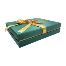 PVC Coated Paper Set Box Box - Two Lid Rigid Box With Ribbon