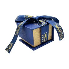 Karanfil Cilt Bezi Yüzük Kutusu (KRM01) - Mıknatıslı Kurdelalı