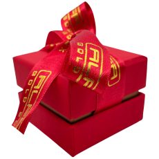 Soft Touch Yüzük Kutusu (KSTCK01) - Çift Kapak Kurdelalı