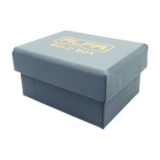 Soft Touch Wedding Rings Box - One Lid Rigid Box