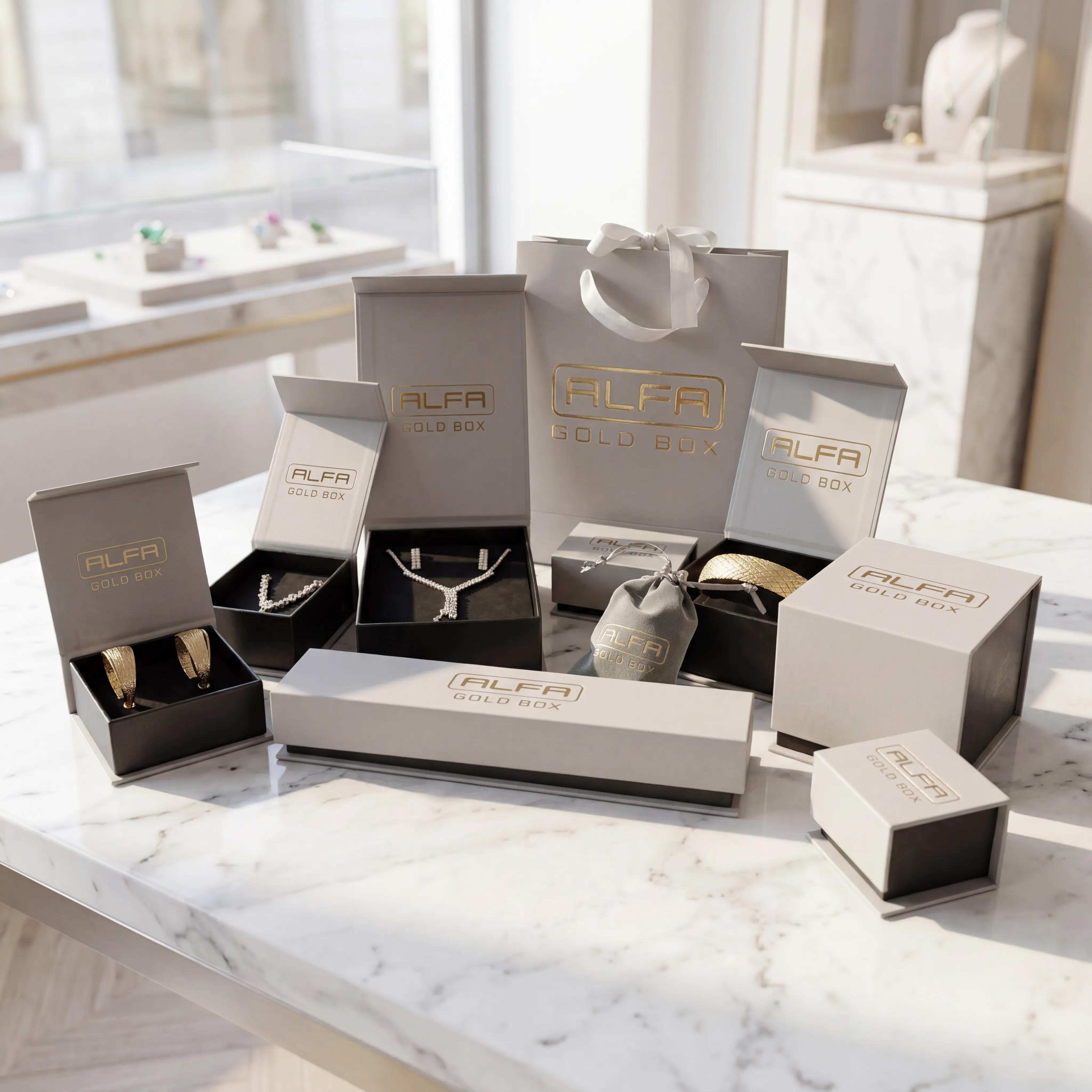 Paper Magnetic Custom Packaging Collection