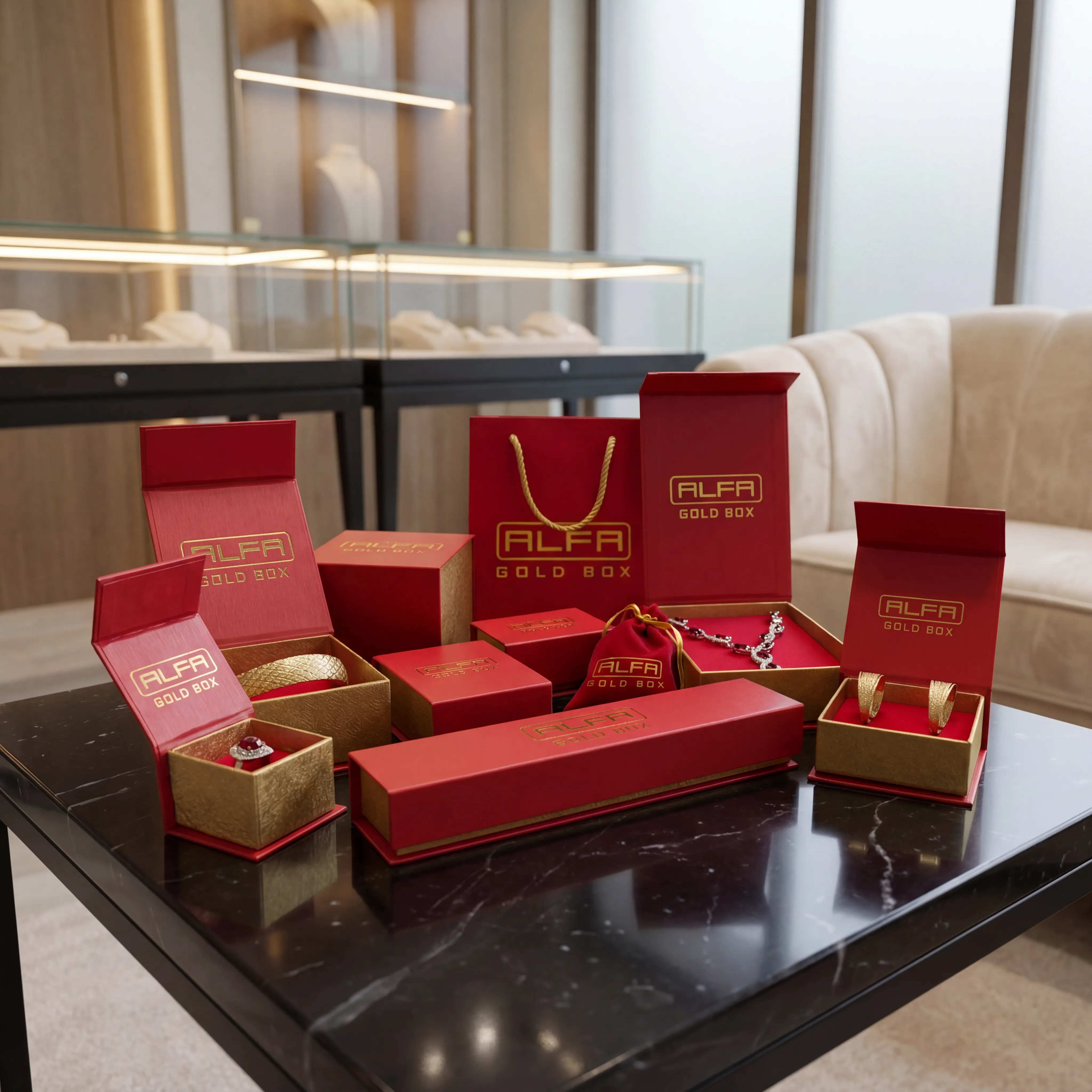 PVC Coated Paper Magnetic Custom Packaging Collection